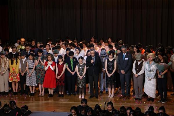 Students shine on stage. A truly memorable night for us all!