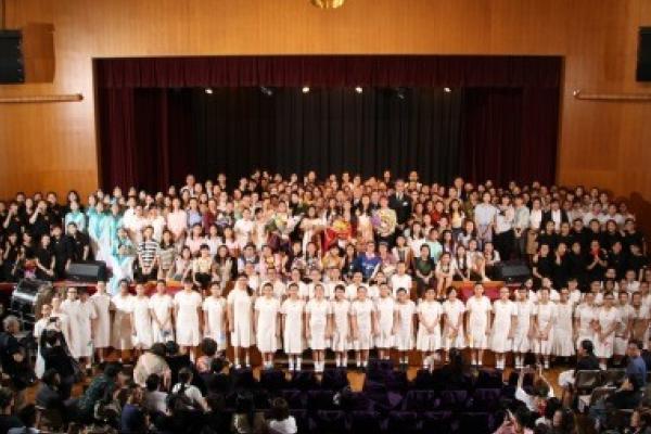 Singing Bring on Tomorrow together