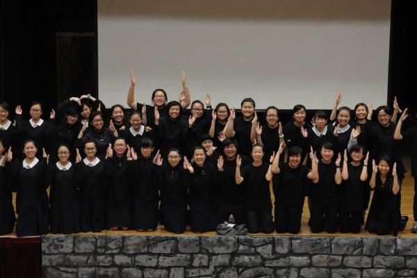 Backstage team and Percussion Band	